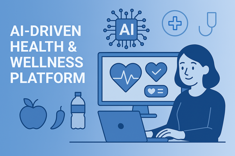 AI Health and Wellness Platform Interface